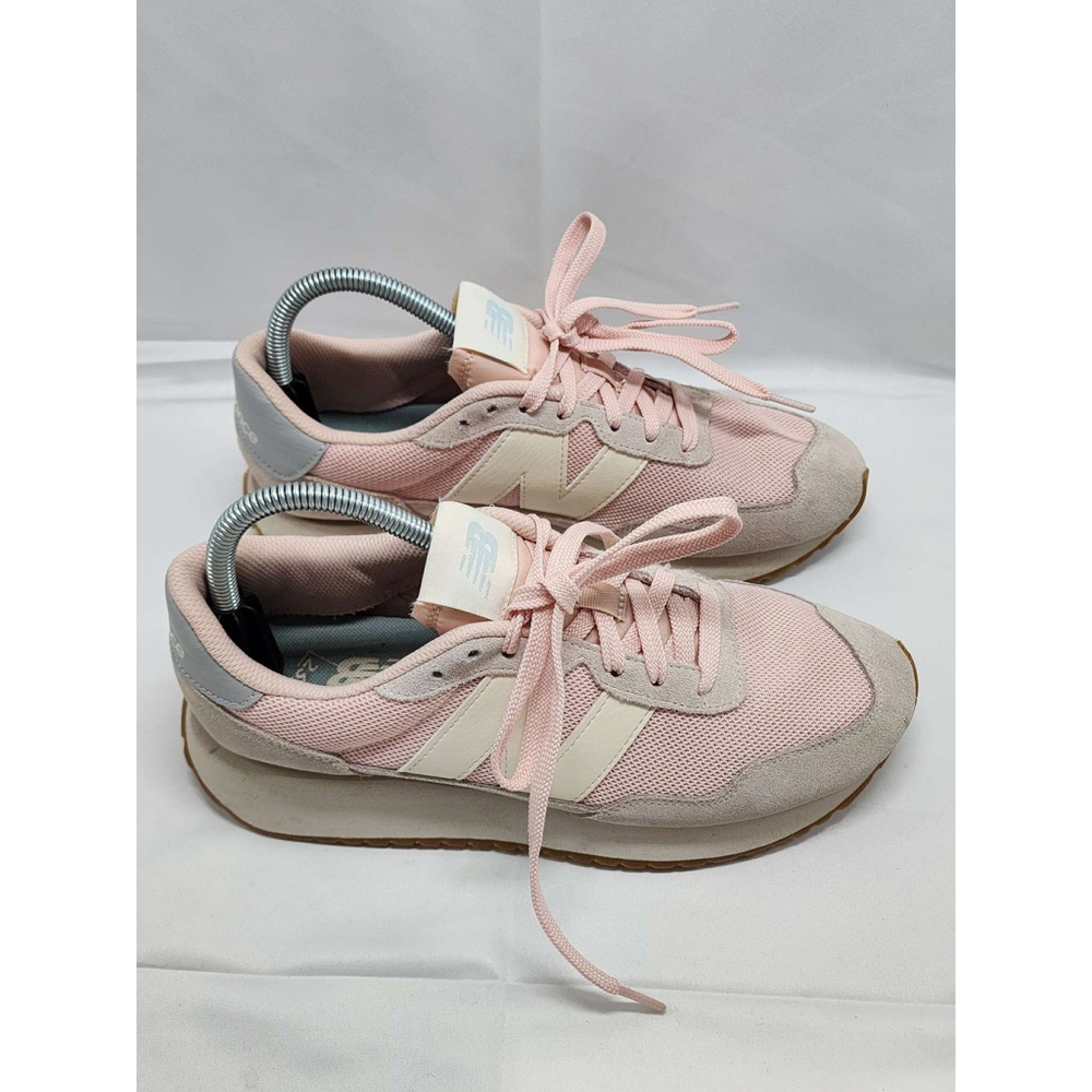 New Balance 237 Pink Suede Mesh Lifestyle Sneakers Women's Size 9 Used - Picture 2 of 11